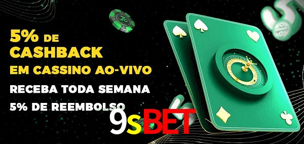 Promoções do cassino ao Vivo 9sbet